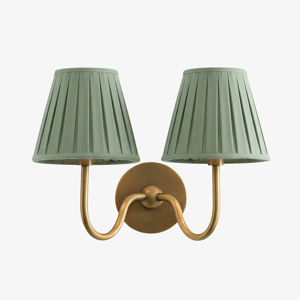Luvora Vintage Pleated Shade Wall Lamp - Refined Linen Sconce For Bathroom or Corridor KL1272