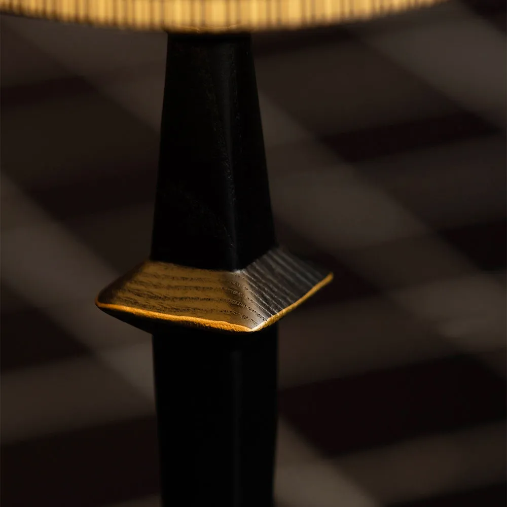 Devon Black Table Lamp (Built-in Battery) D709