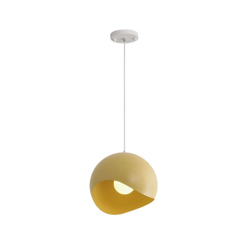 Scandinavian Macaron Eggshell Ball Pendant Light KL96