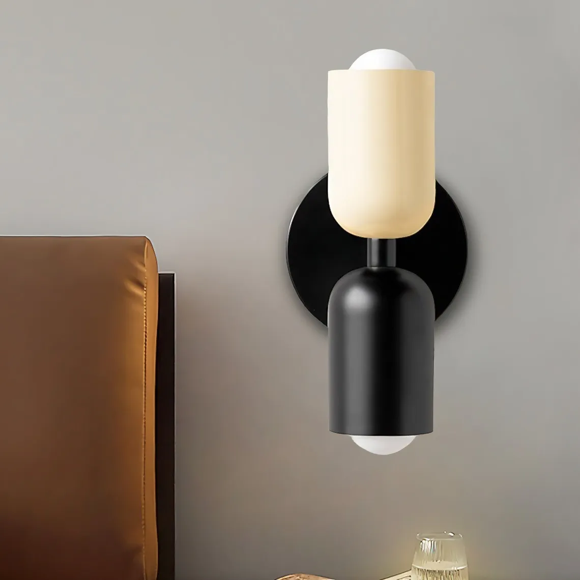 Metal Up Down Wall Sconce - Contemporary Colorful Wall Light for Hallway and Office