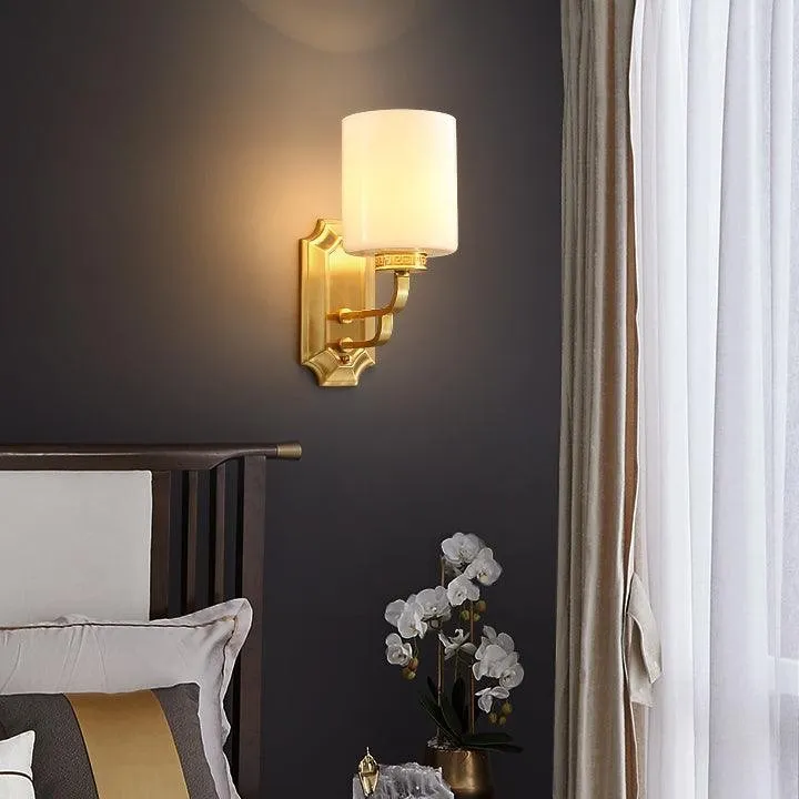 Nordic Copper Retro Wall Lamp KL414