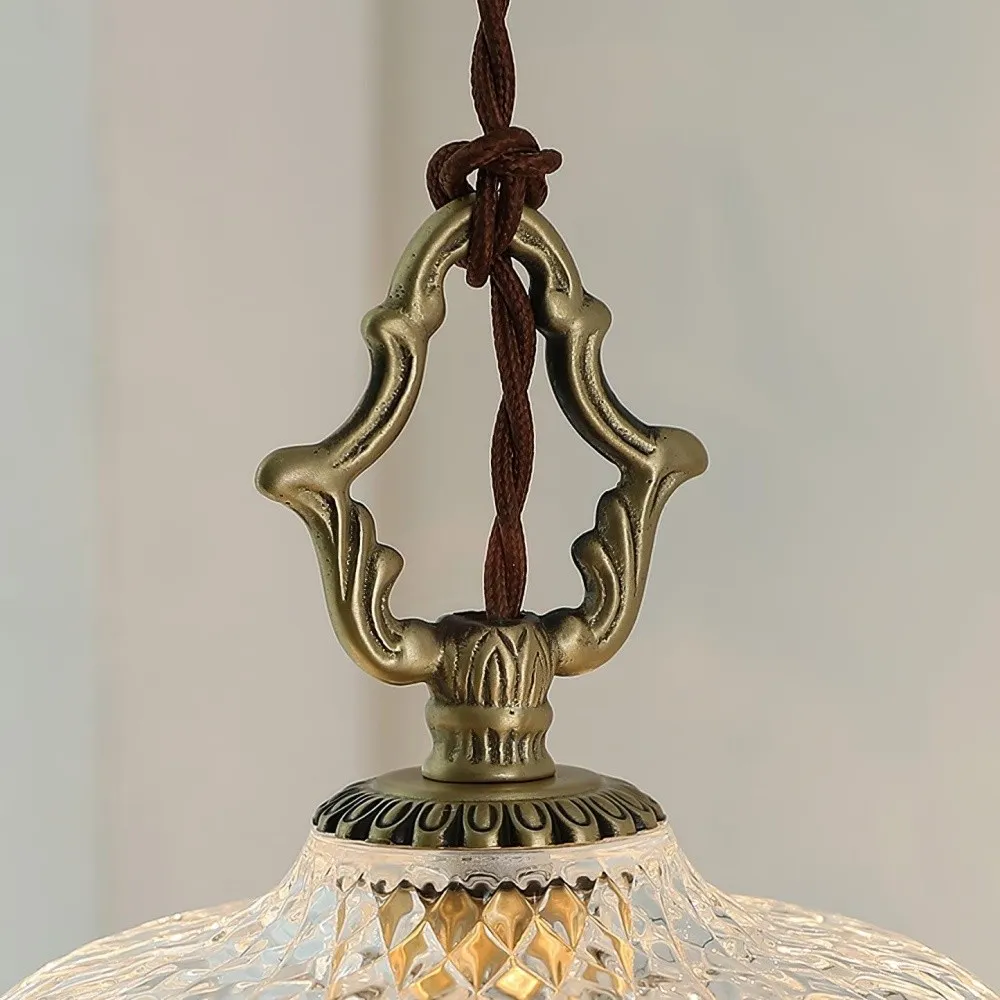 Norivo Nordic Glass Pendant Light - Bowl Glass Pendant Light For Kitchen Island KL2243