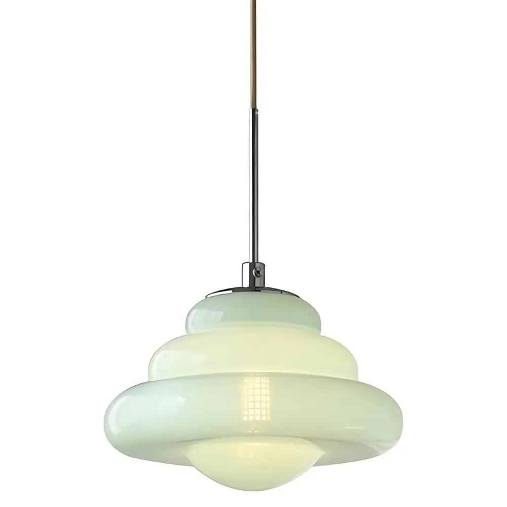 Art Deco Layered Glass Pendant Lamp – Bright Color Accent Lighting KL1106