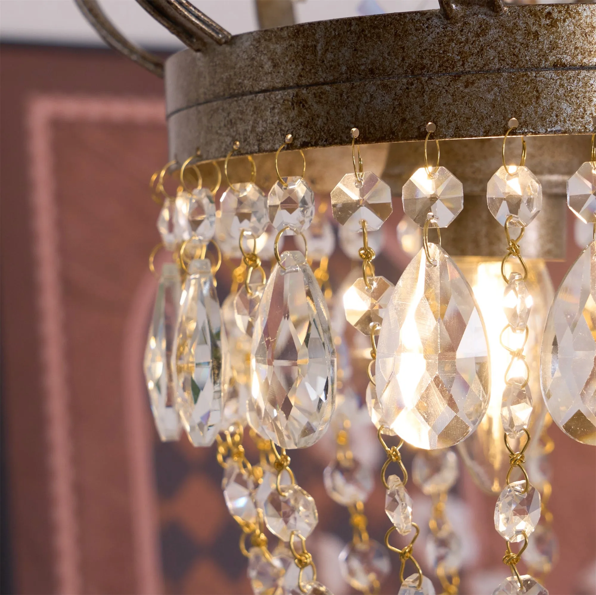 Abella Tear Drop Chandelier D517