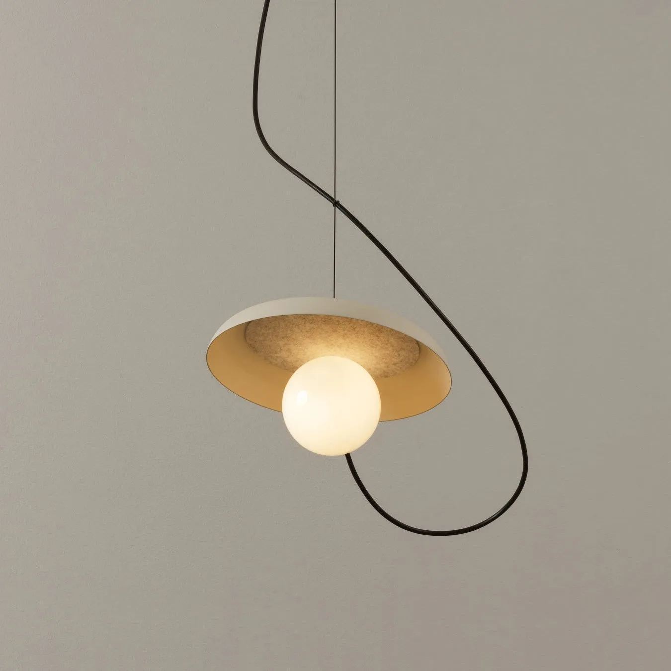 Acoustic Disc Pendant Lamp D448