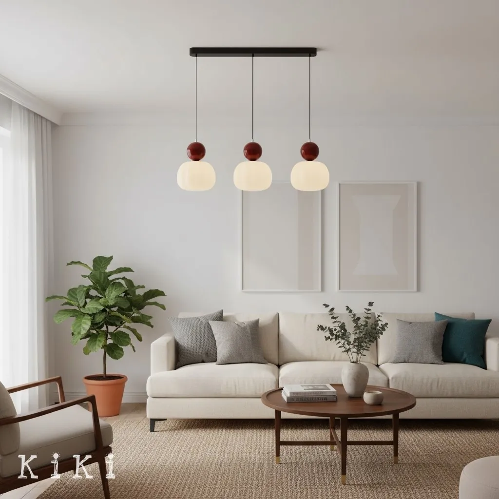 Ornavigo Modern Art Deco Pendant Light - Bauhaus Inspired Lighting for Kitchen Island KL09