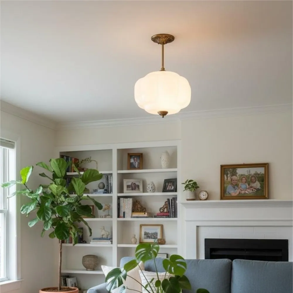 Retro Glass Eloise Pendant Light For Kitchen Island KL801