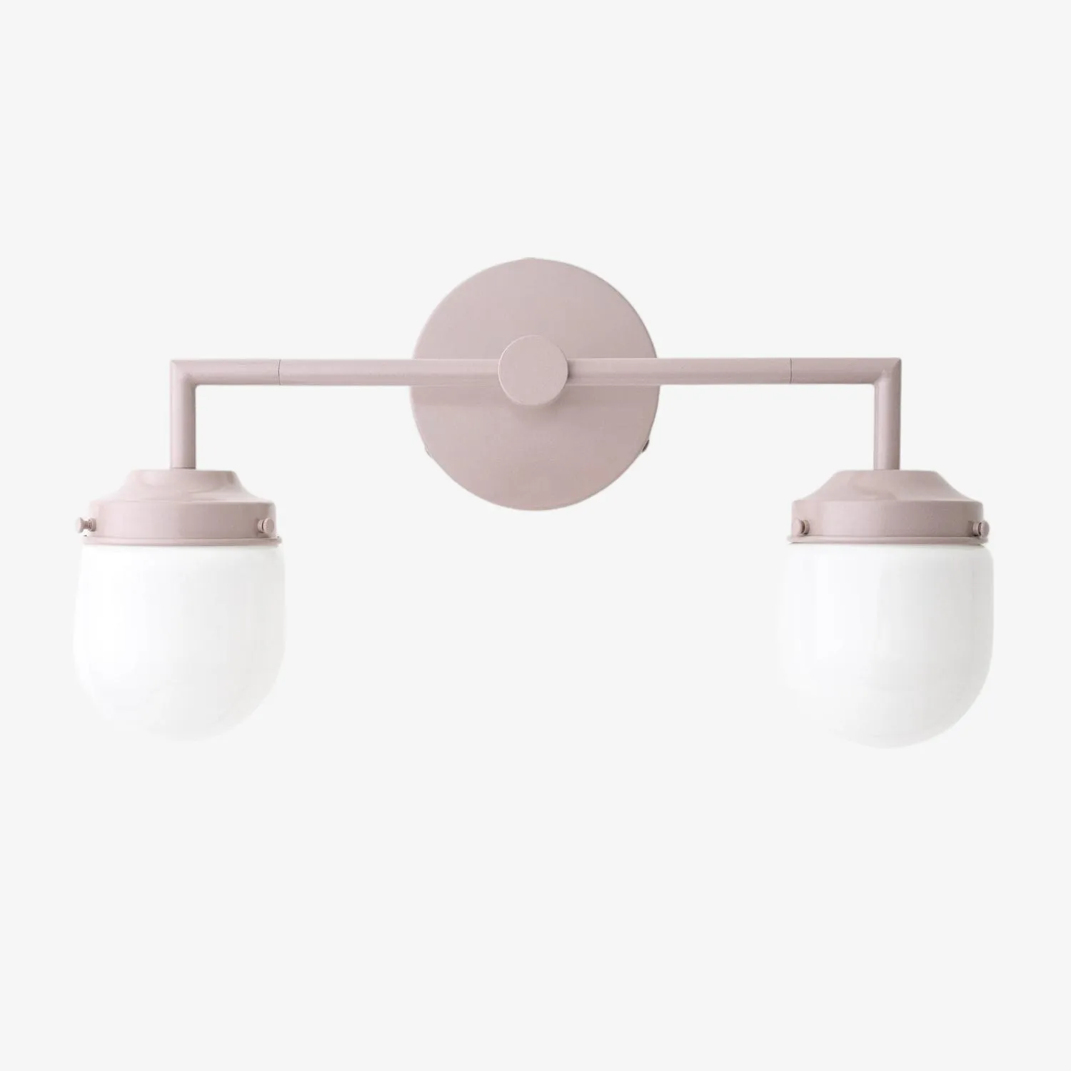 Opalume Glass Double Vanity Light - Vintage Style Bathroom Double Wall Lighting KL1430