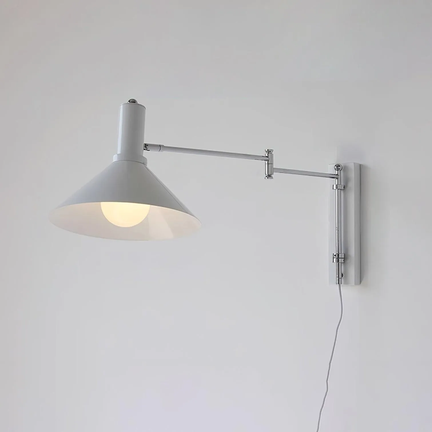 Classic Modern Swing Arm Adjustable Bedside Reading Wall Lamp KL565