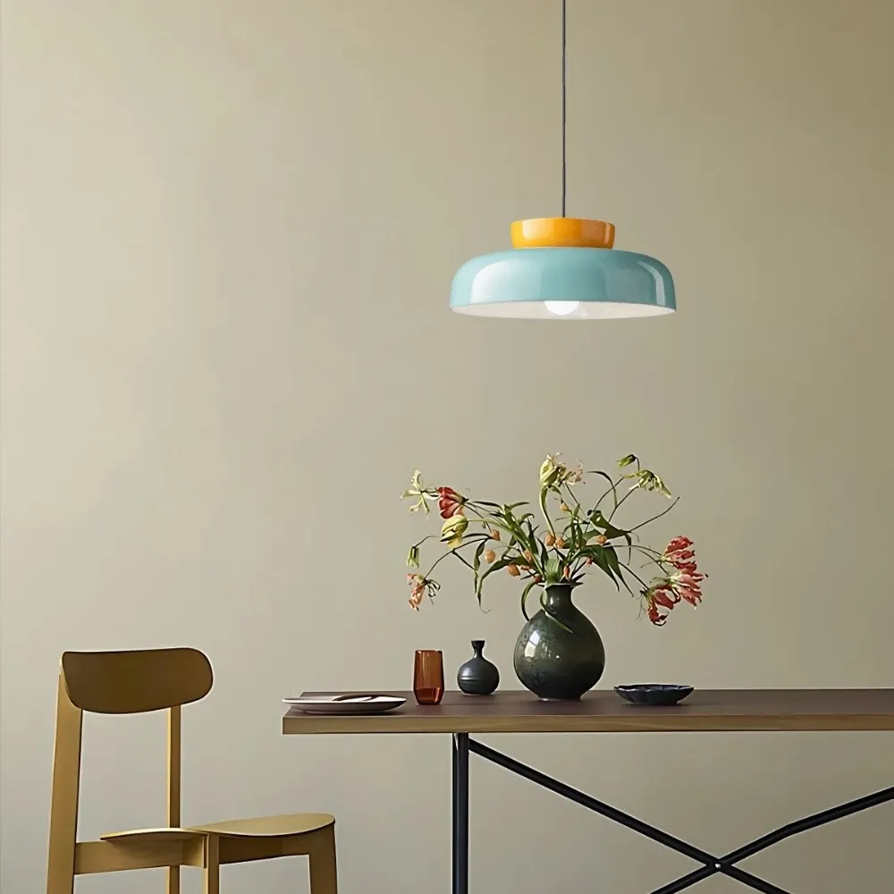 Modern Colorful Ceramic Shade Pendant Light KL1103