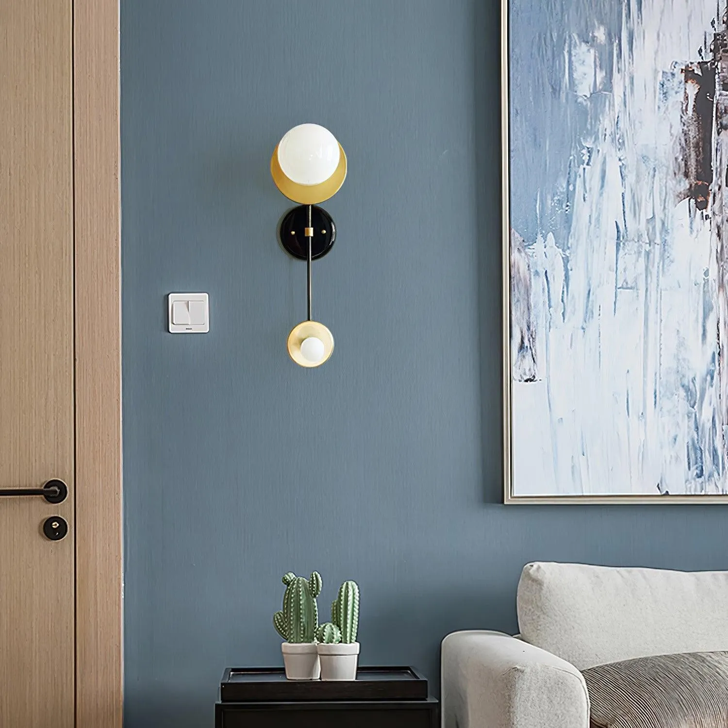 Simple Crystal Bubble Wall Light KL237