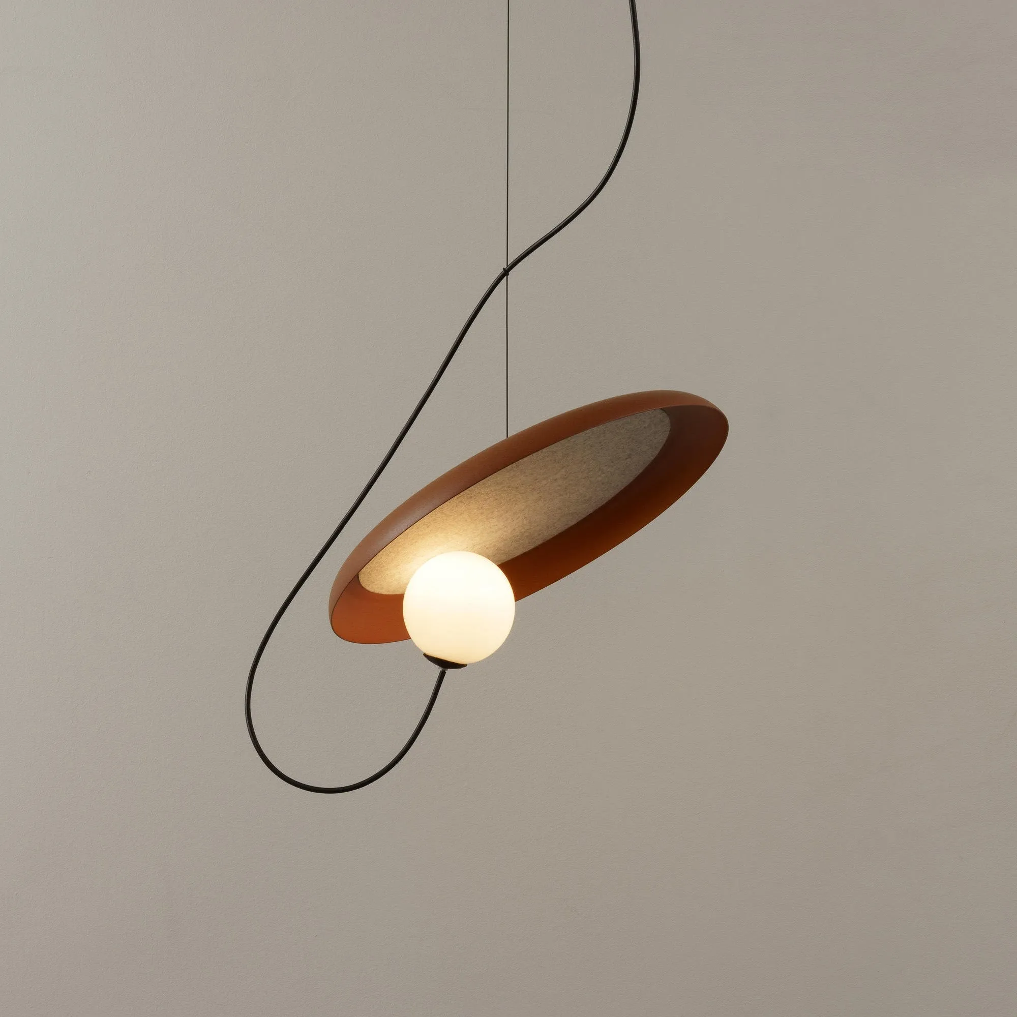Acoustic Disc Pendant Lamp D448