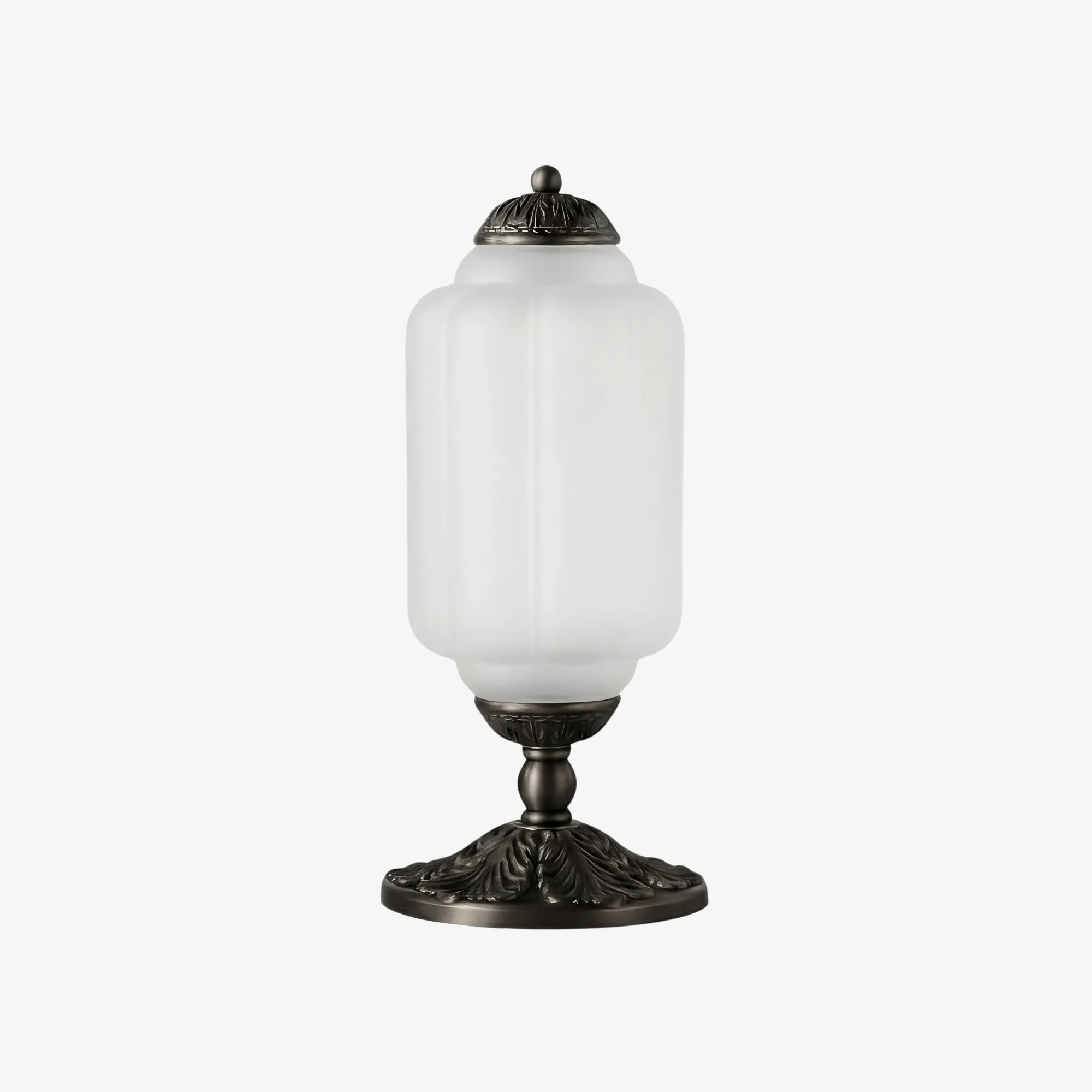 Eloise Vintage Glass Pumpkin Table Lamp - Decorative Accent Lighting for Living Spaces KL876