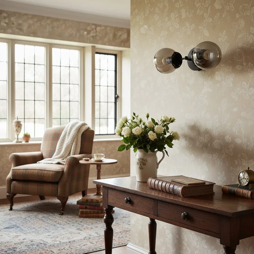 Lumio Globe Double Globe Vanity Wall Light - Rustic Farmhouse Bathroom Wall Fixture KL1467