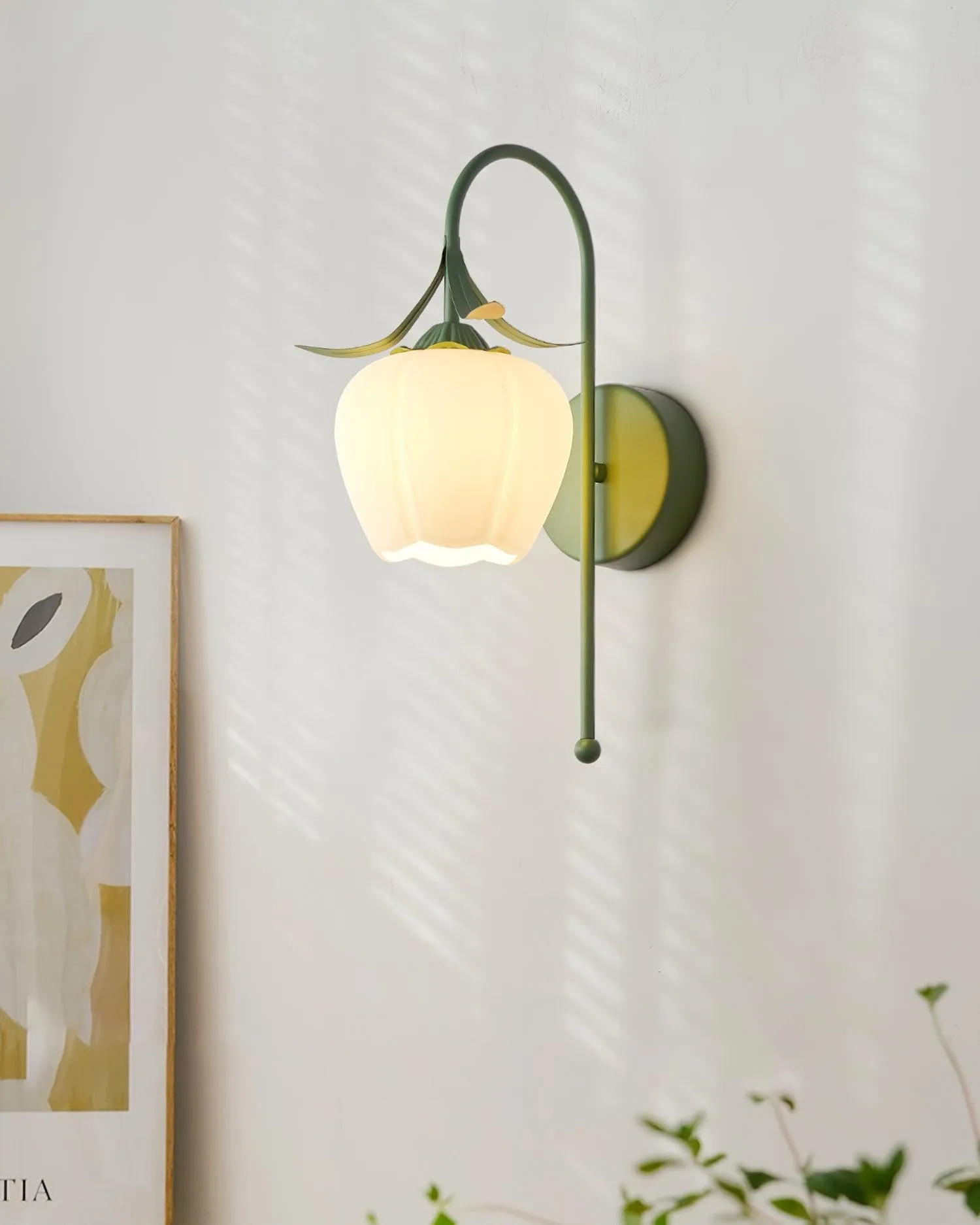 French Cream Style Flower Wall Lamp KL473
