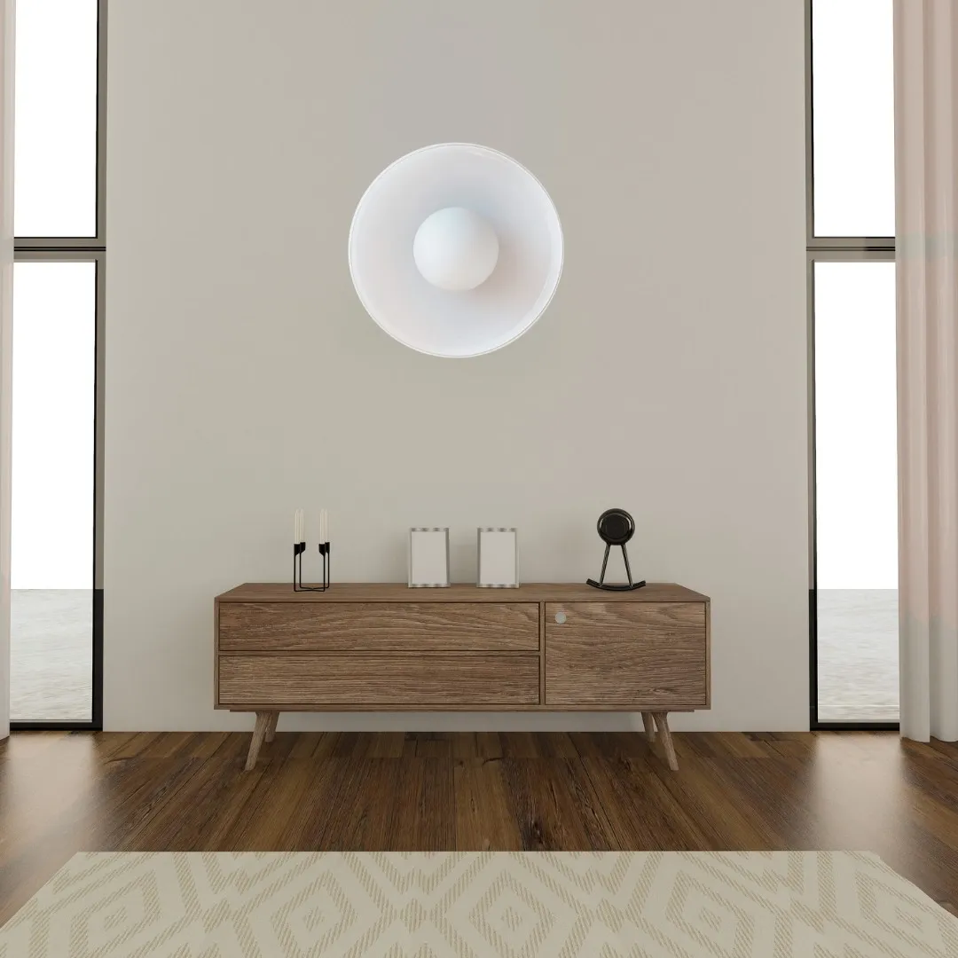Morandi Disc Orb Wall Ceiling Lamp