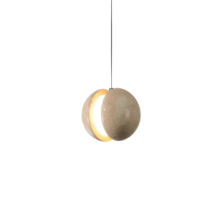 Travertine Lunar Pendant Light D918