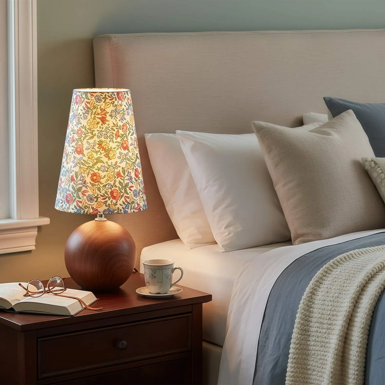 Petalyra Modern Floral Decorative Table Lamp - Ambient Accent Light for Side Tables KL2092