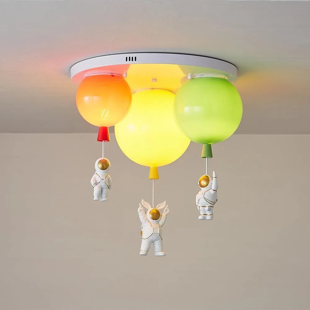 Astronaut Glossy Balloon Ceiling Lamp KL231