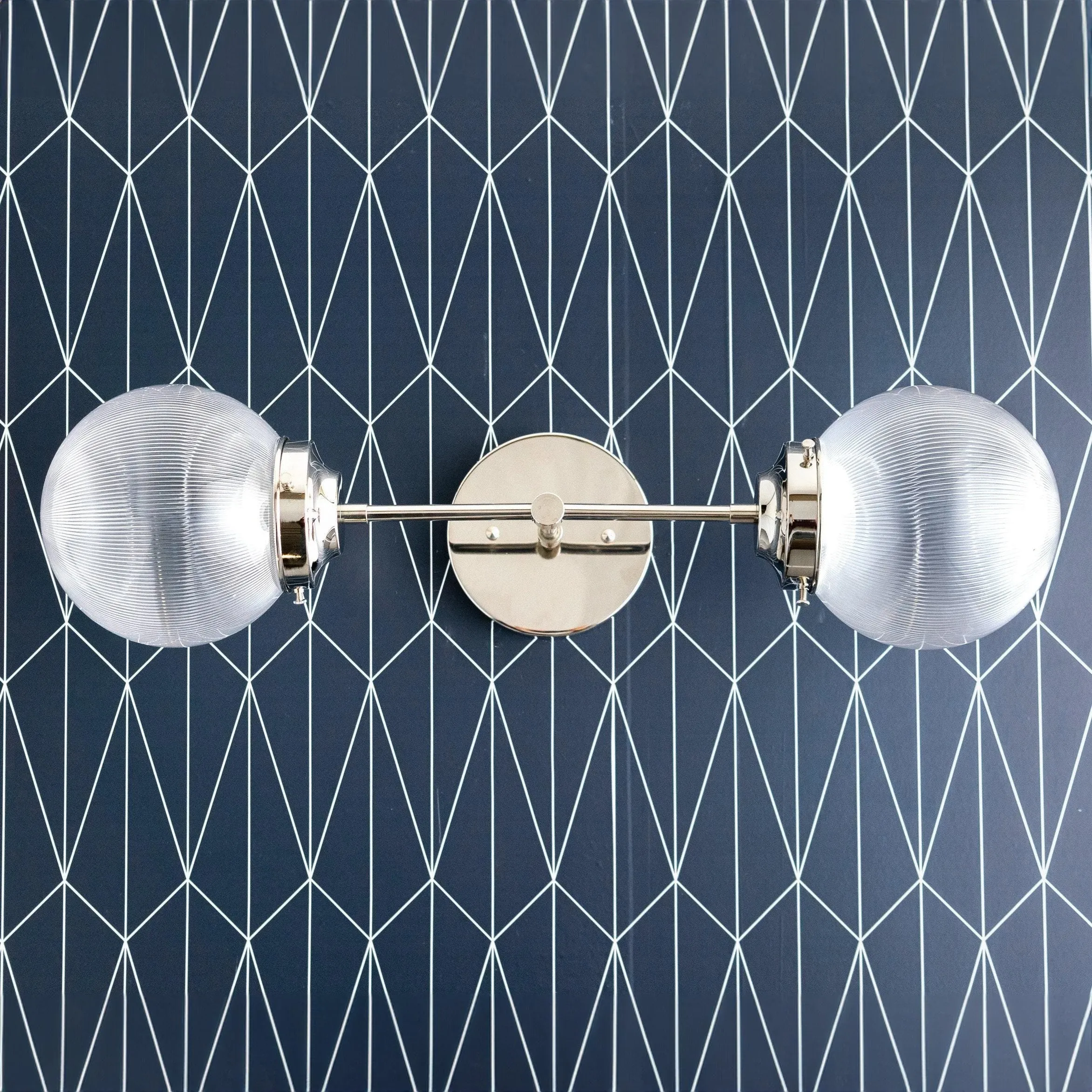 Lumio Globe Versatile Vanity Sconce - Dimmable Light for Bathroom and Hallway Use KL1528