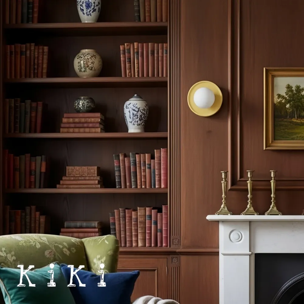 Soina Minimalist Globe Wall Light with Ceramic Base - Warm Ambient Lighting for Home KL1684