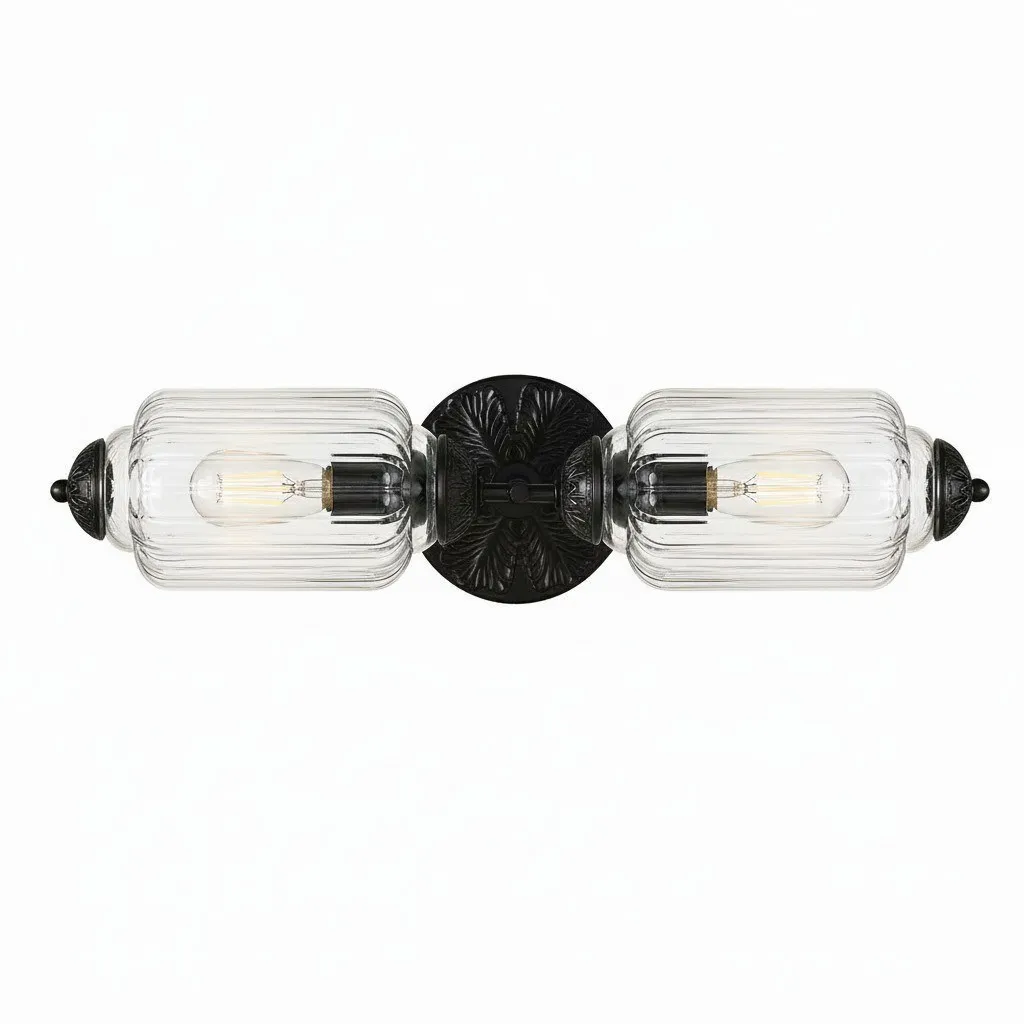 Eloise Pumkin Glass Vanity Sconce KL856