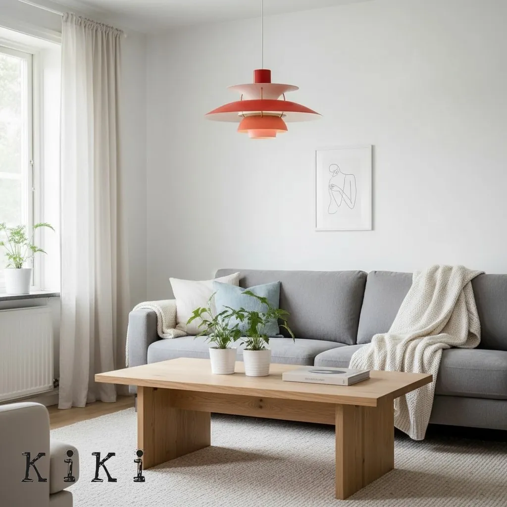 Scandinavian Multilayer Metal Pendant Light