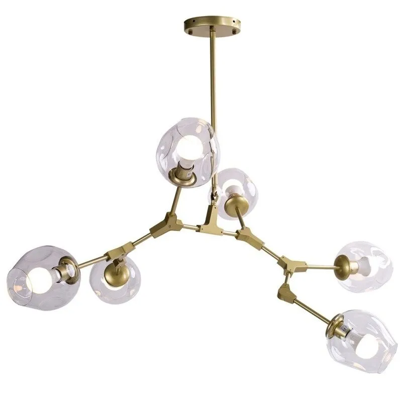 Branching bubble chandelier