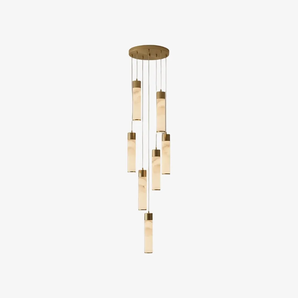 Solaryx Minimal Cylindrical Silhouette Pendant Light - Modern Style Lamp for Kitchen KL2282