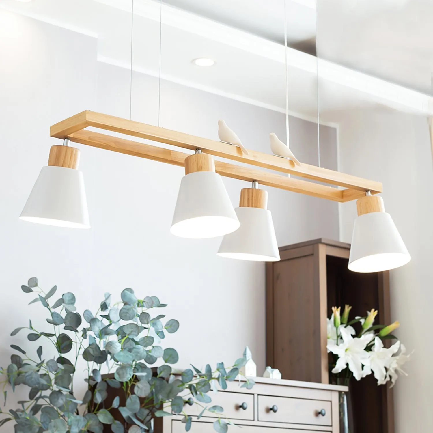 Cone Wood Chandelier KL1000