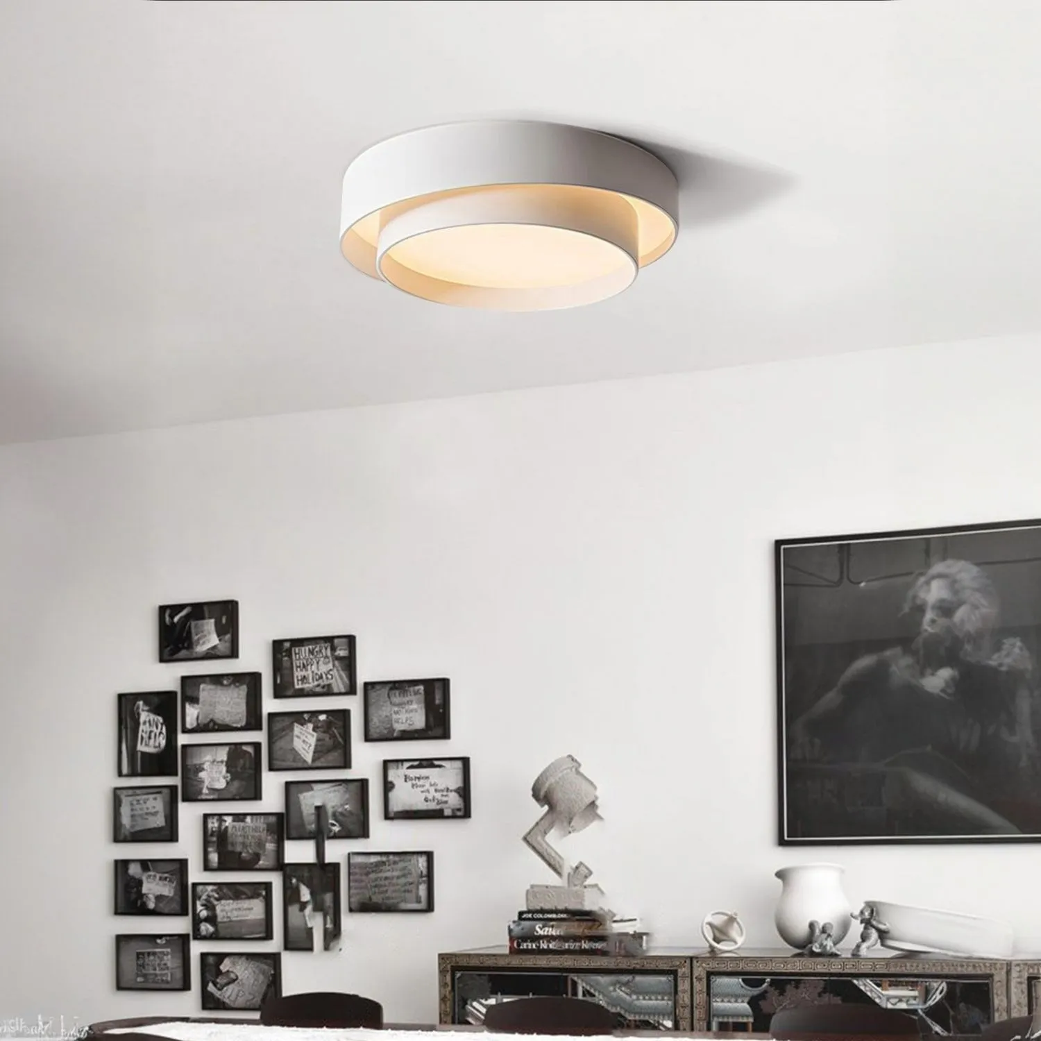 Modern Minimalist Melody Disc Ceiling Light KL24