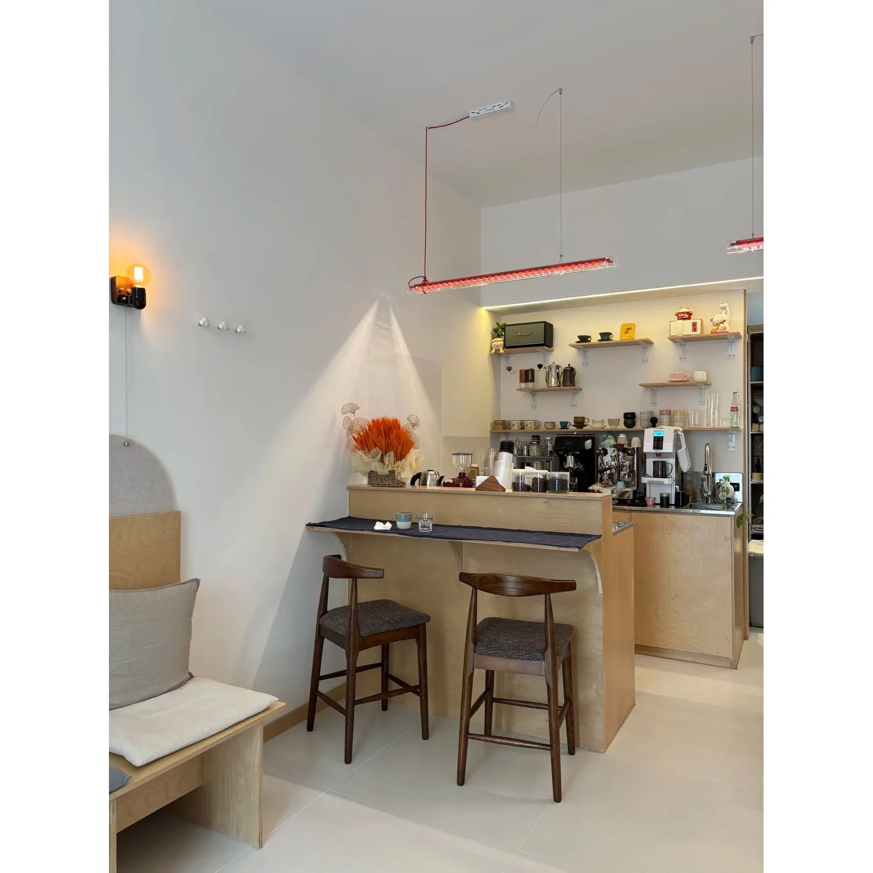 Tubular Linear LED Pendant Lamp D696