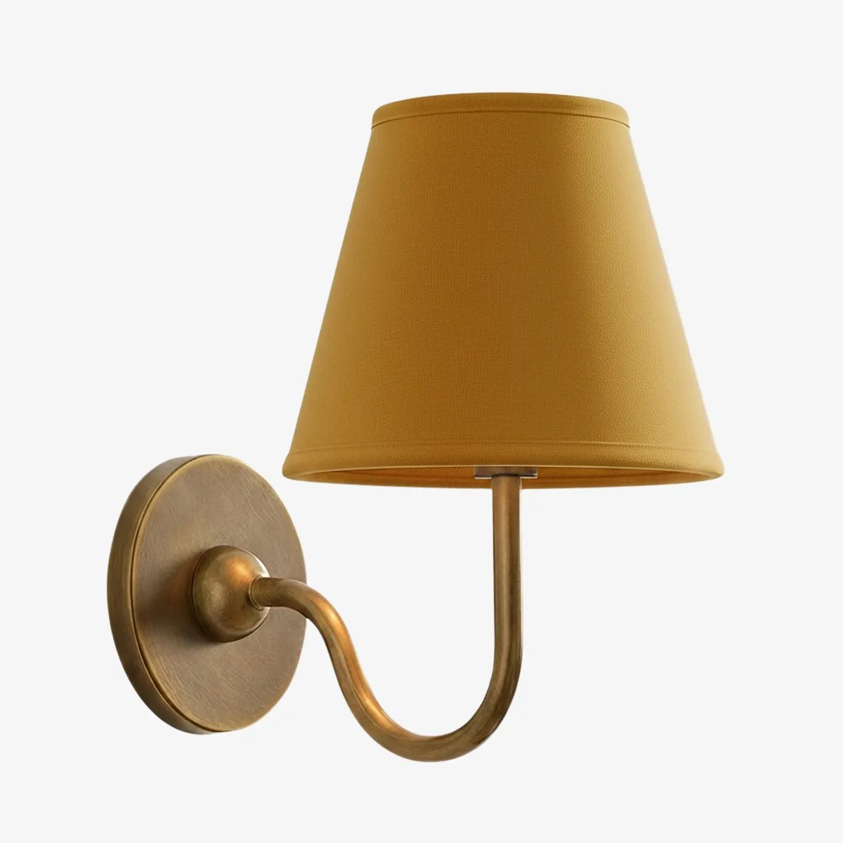 Luvora Vintage Pleated Shade Wall Lamp - Refined Linen Sconce For Bathroom or Corridor KL1272