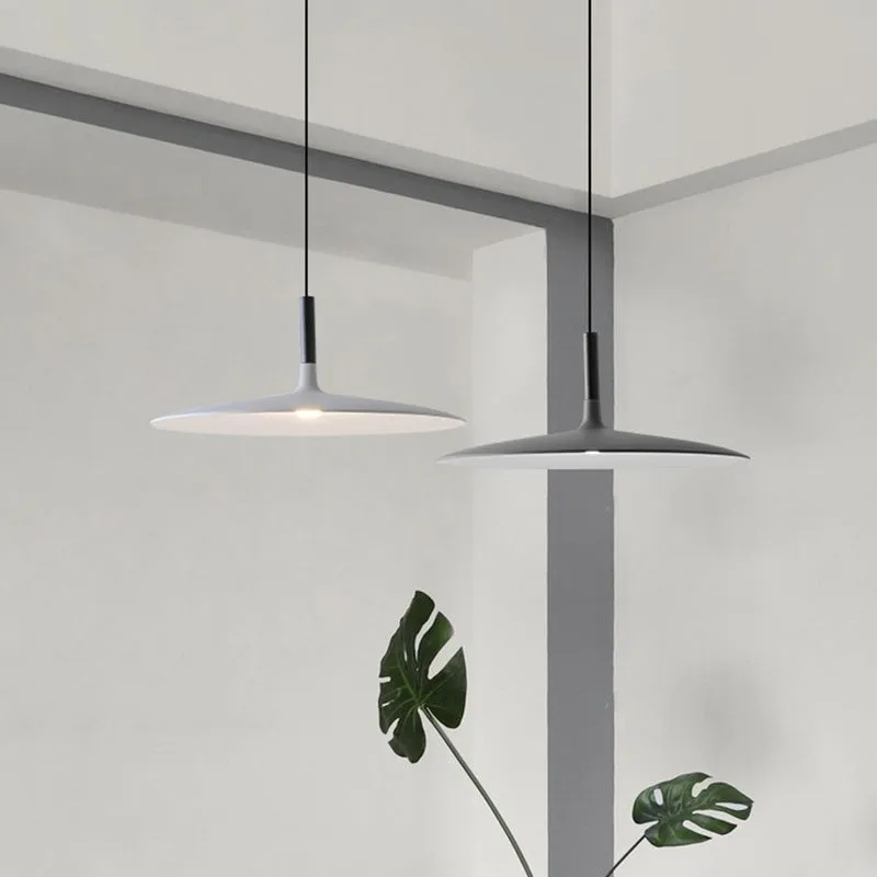 Aplomb Large Pendant Lamp - Minimalist Resin LED Pendant Light for Kitchen