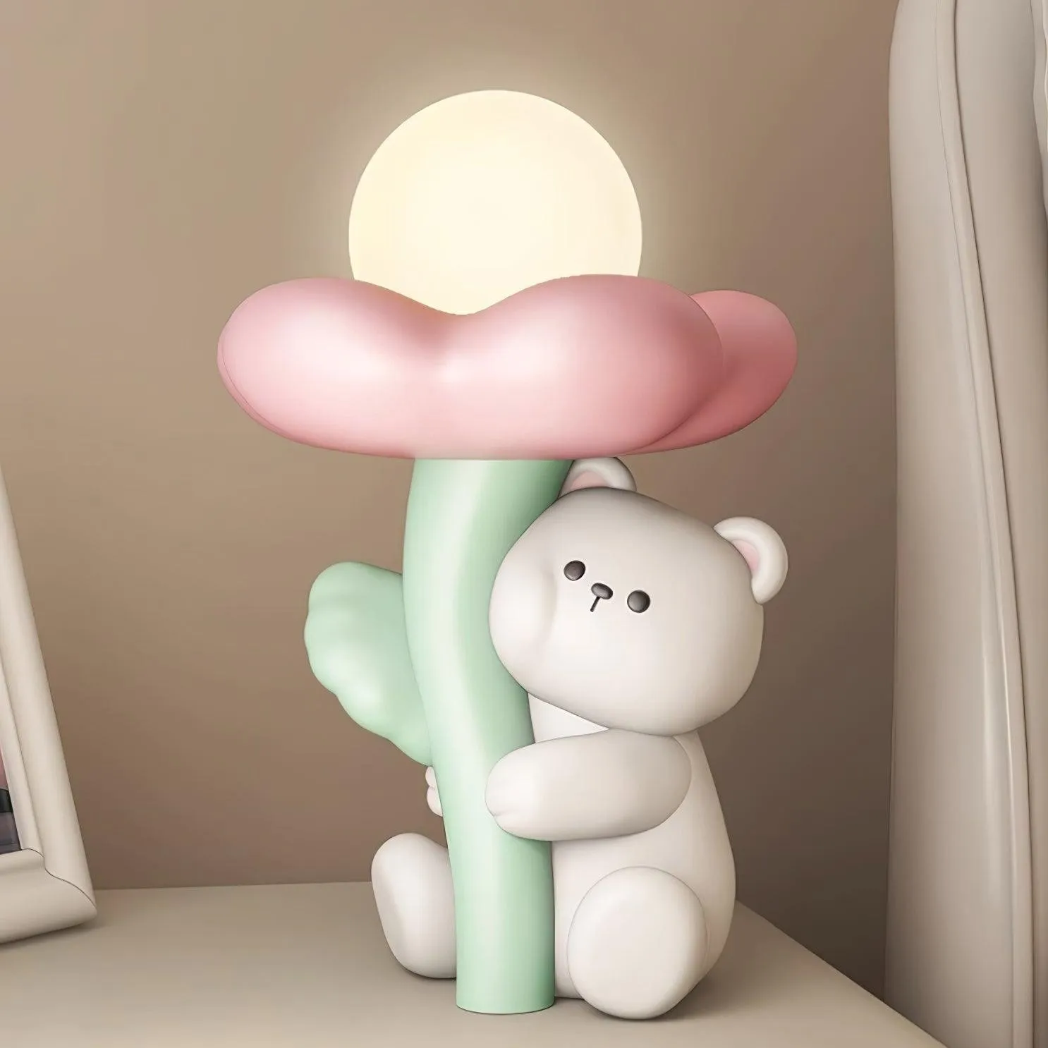 Cute Bear Resin Table Lamp KL821