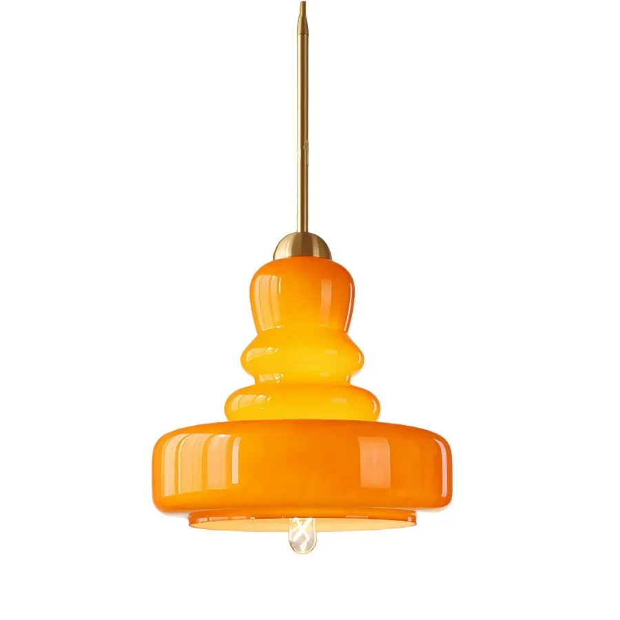 Mid Century Modern Gourd Glass Pendant Light KL132