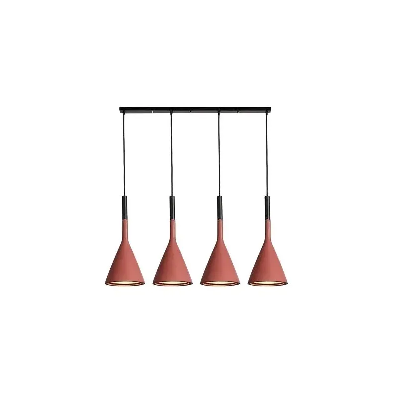 Aplomb Concrete Pendant Lamp - Minimalist Design Lighting for Dining Room and Office