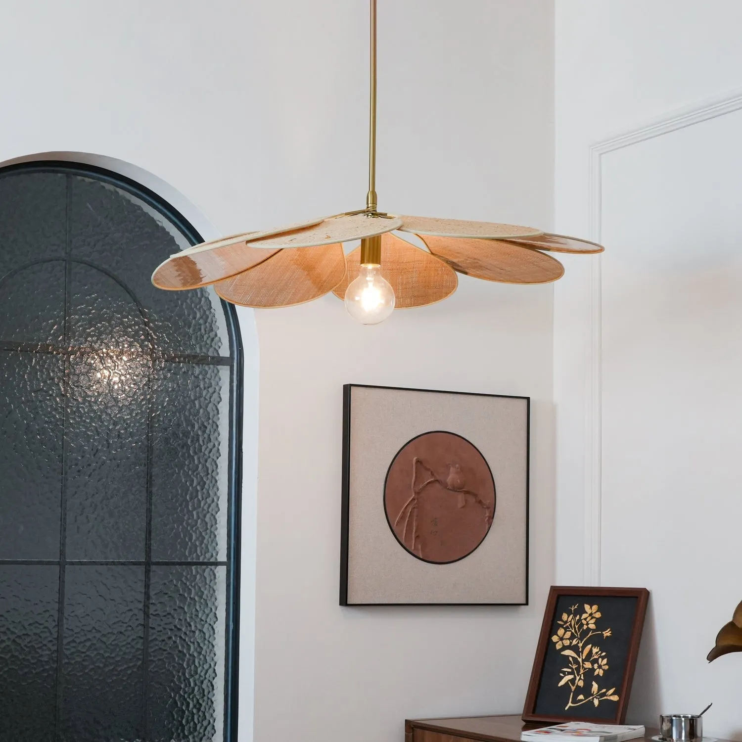 Petals Bloom Rattan Pendant Lamp KL574