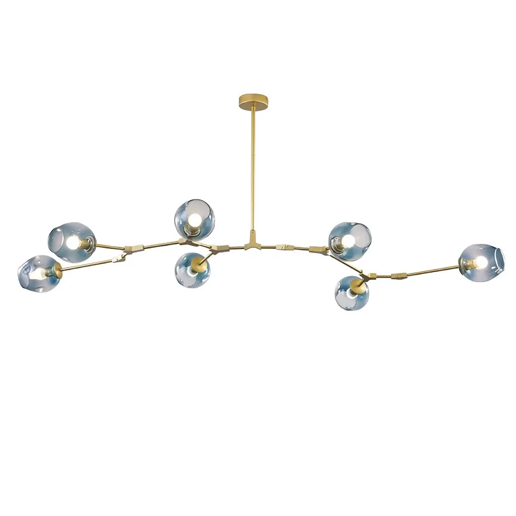 Branching bubble chandelier