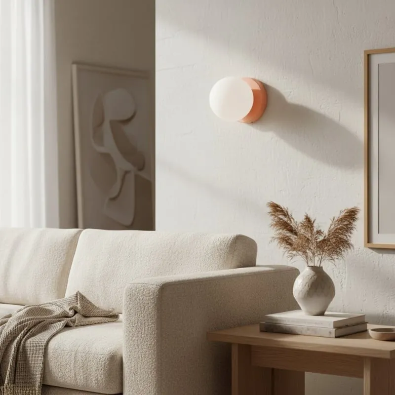 Nuevola Modern Glass Metal Wall Light - Artistic Accent Sconce for Cozy Nooks KL2089