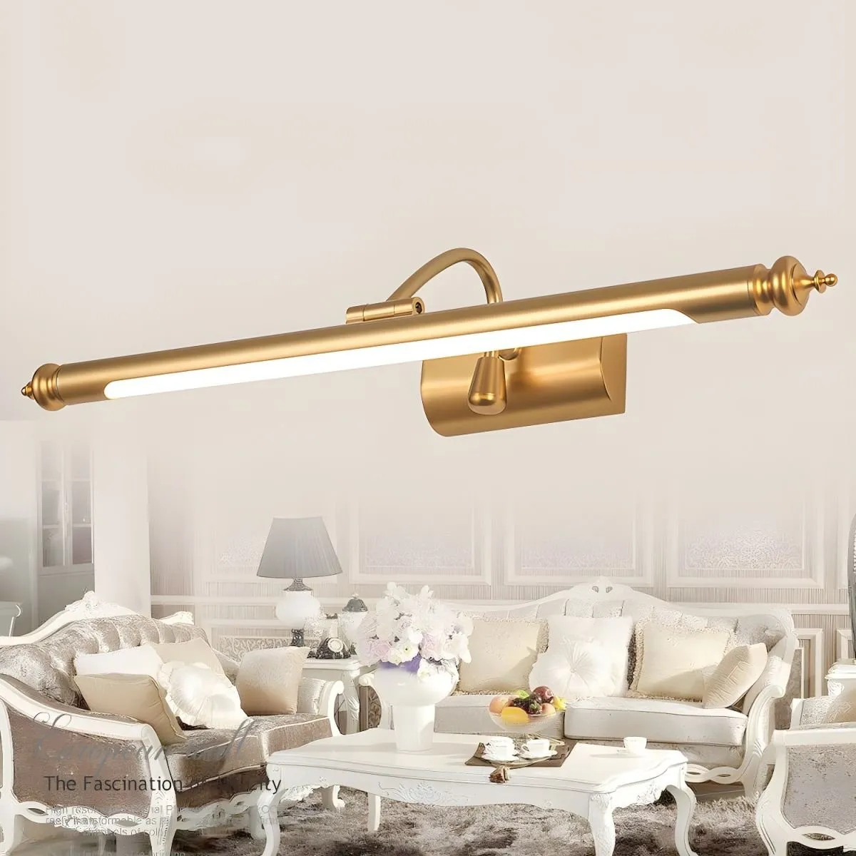Mirror Front LED Brass Wall Lamp KL352