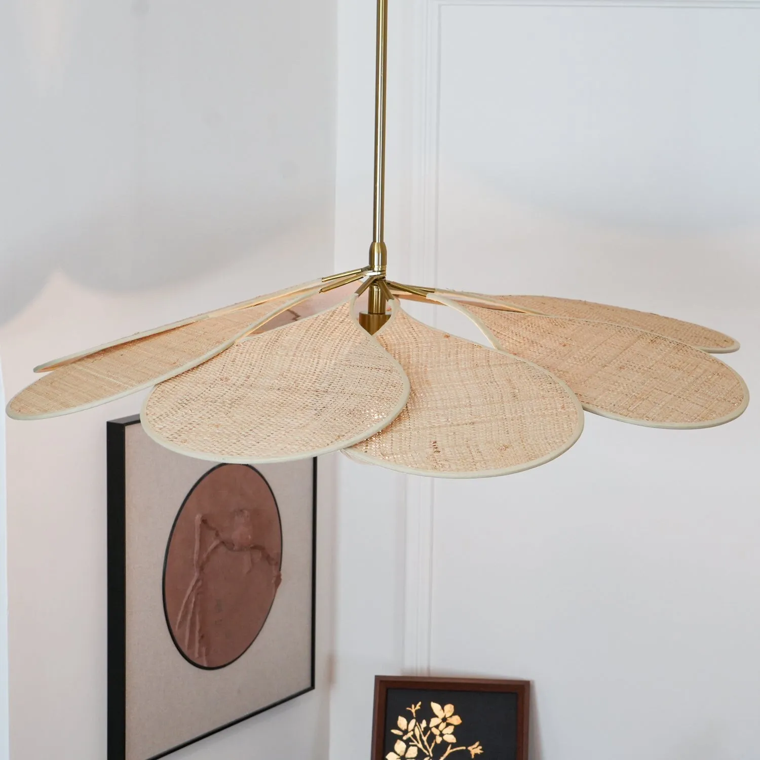 Petals Bloom Rattan Pendant Lamp KL574