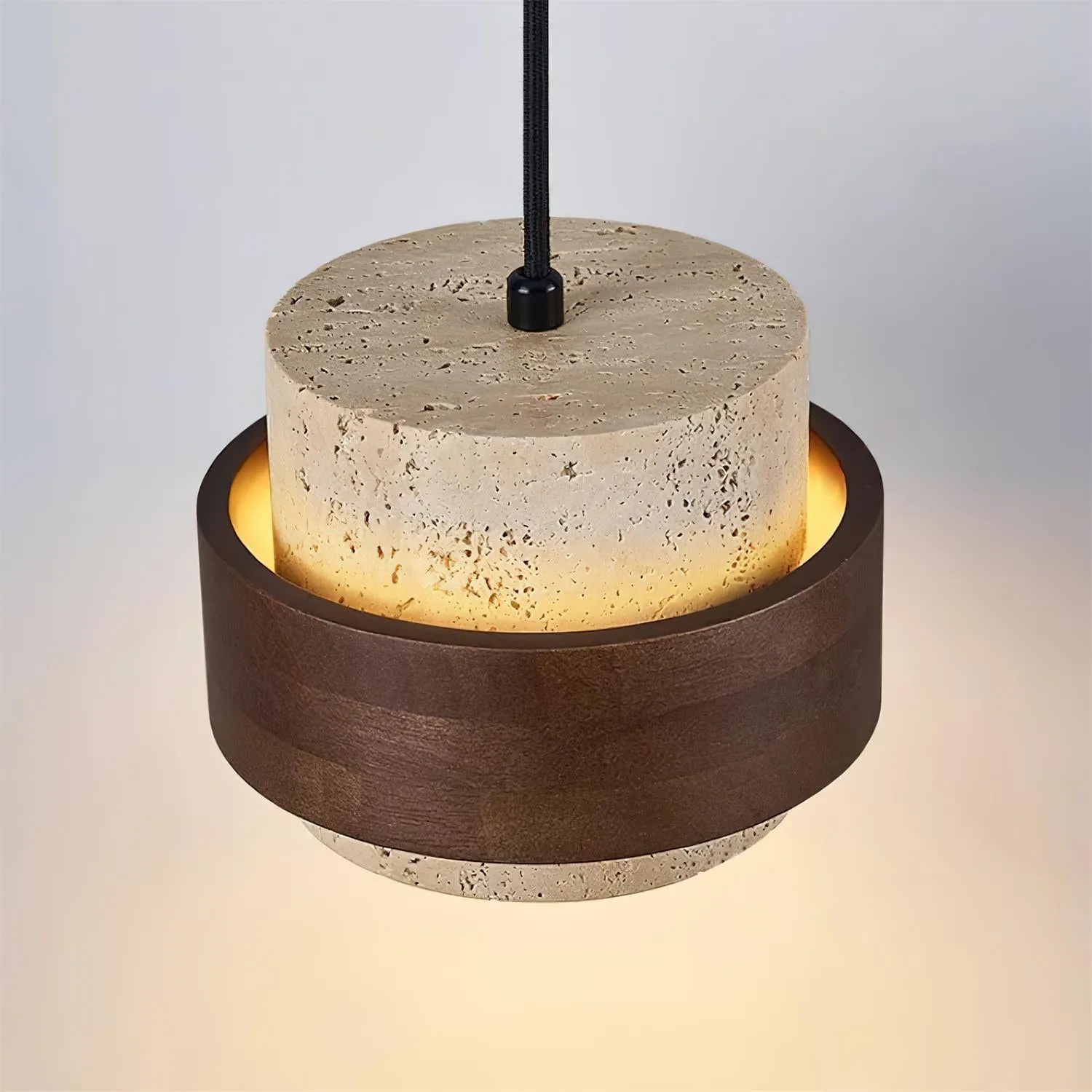 Cole Travertine Wall Lamp D70