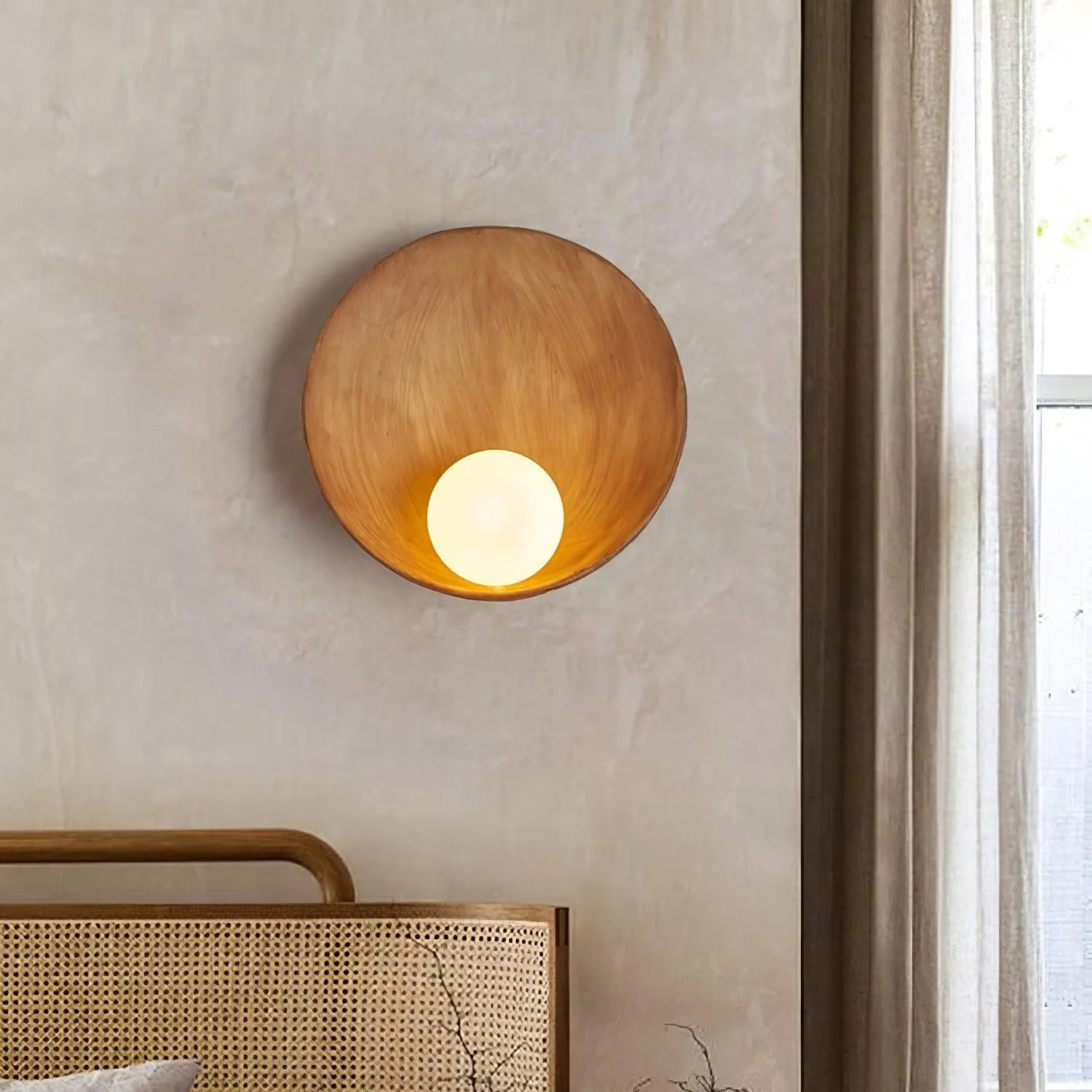 Japanese Style Resin Wall Light KL542