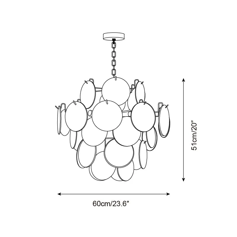 Venfield Chandelier D84