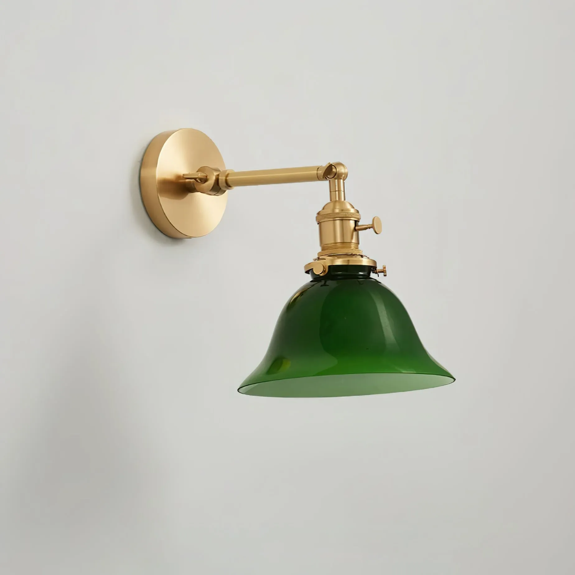 Personalized Green Bell-Shaped Wall Lamp KL409