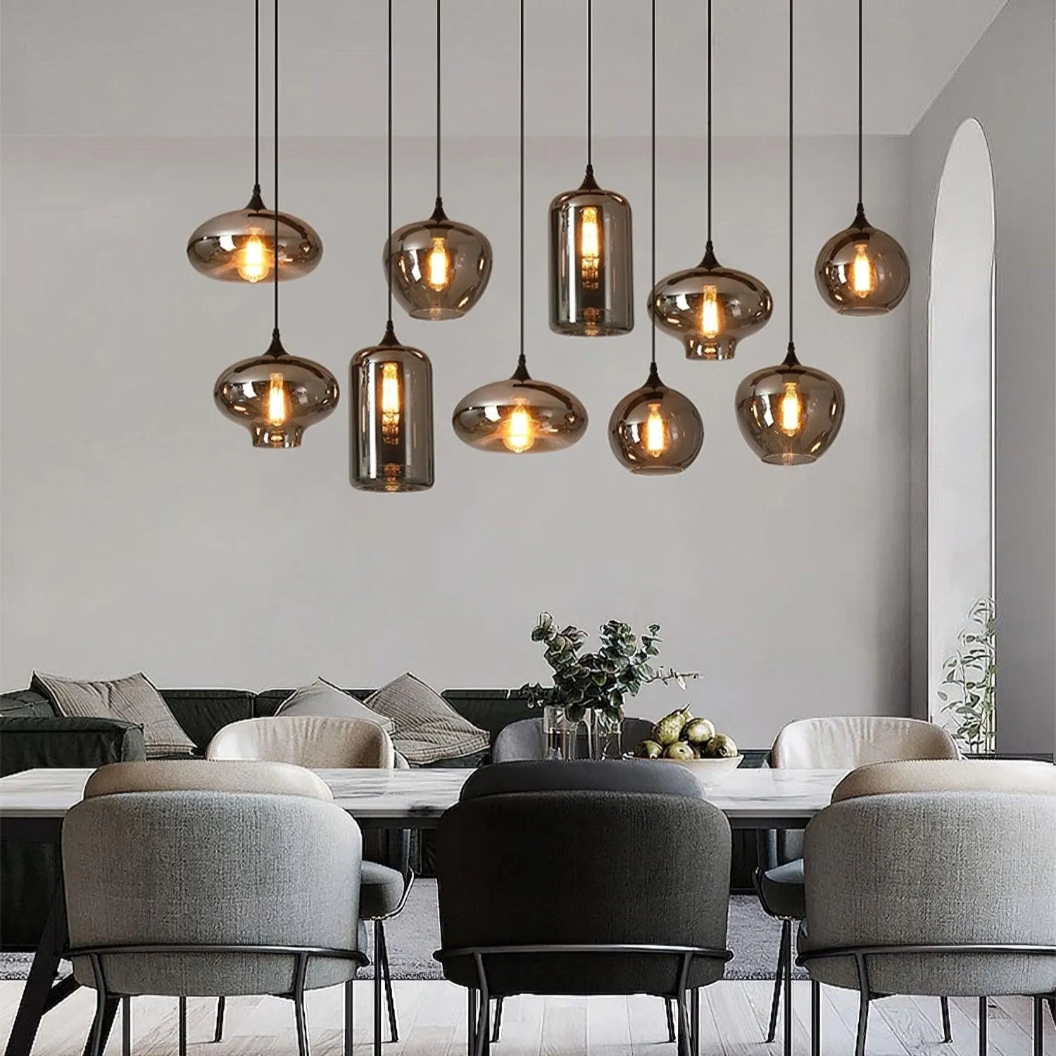 Bottle Pendant Light D363