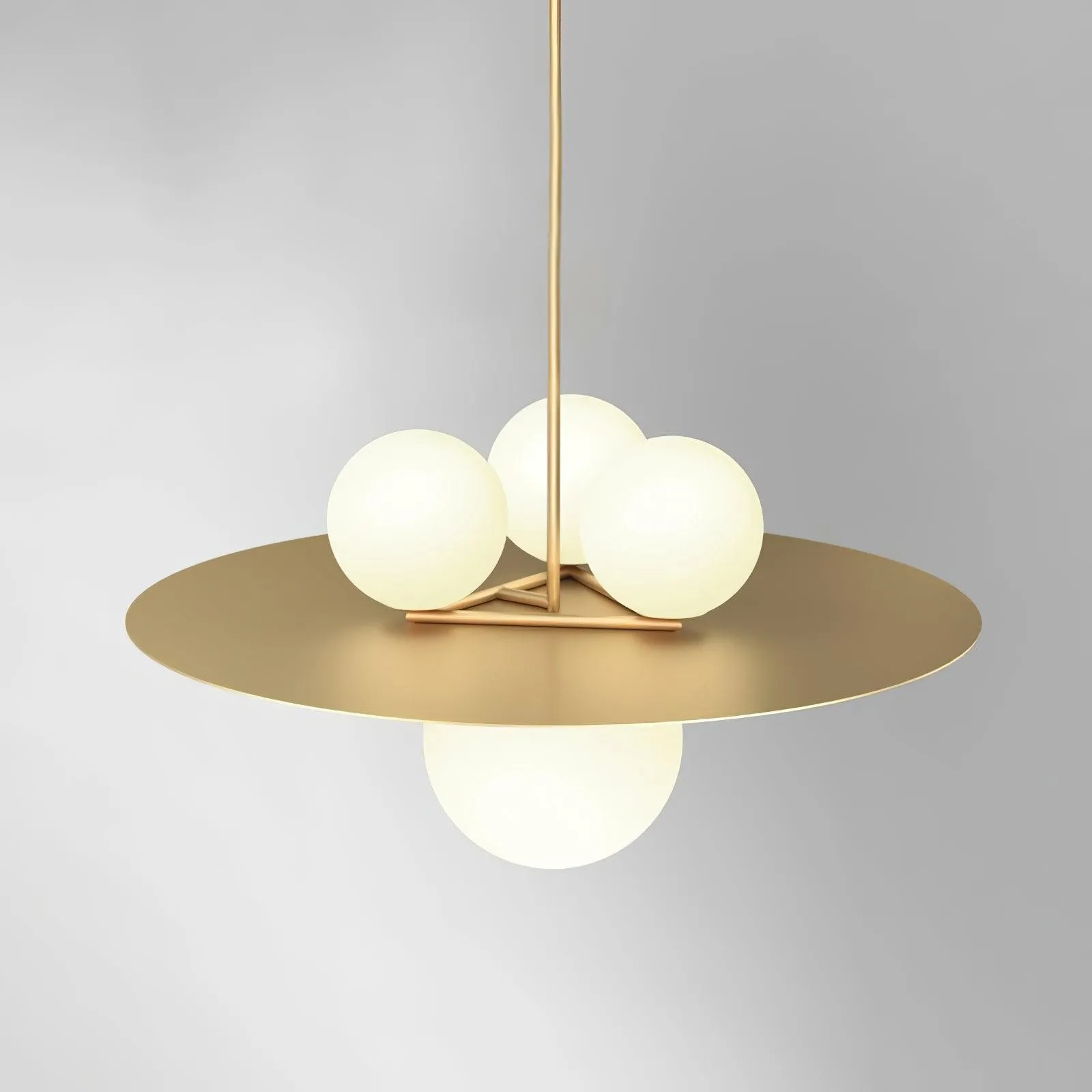 Metal Disc With Ball Pendant Light KL217