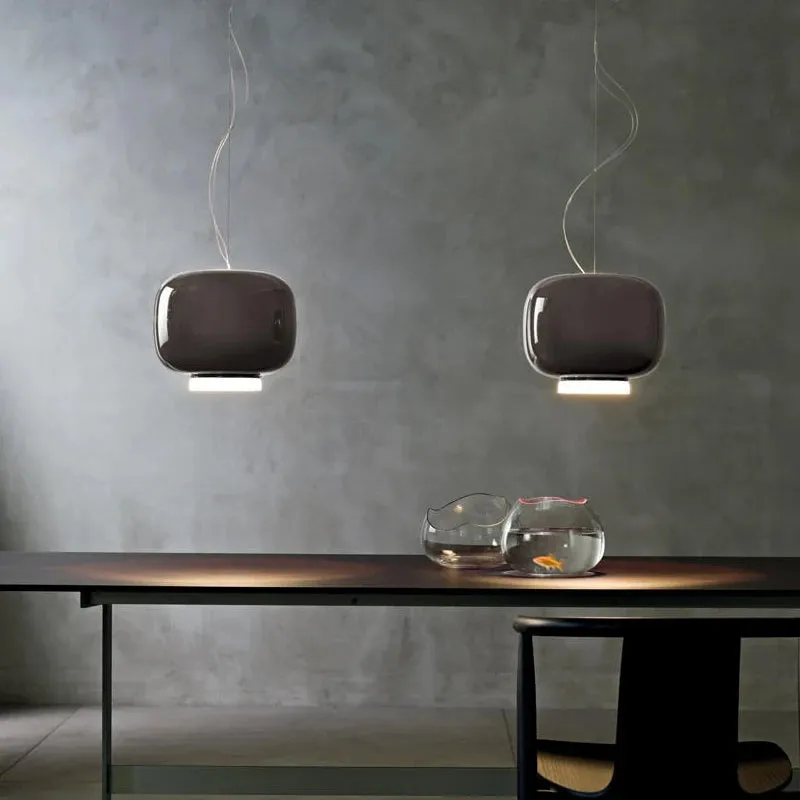 Chouchin Suspension Modern LED Glass Pendant Lamp D949