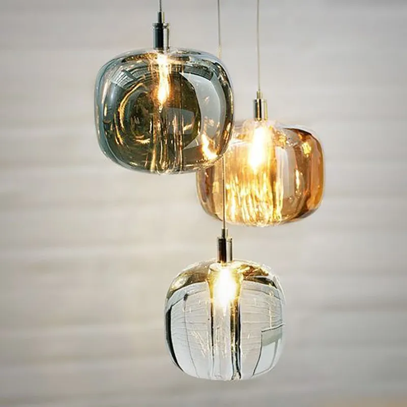 Spherical Glass Shade Chandelier
